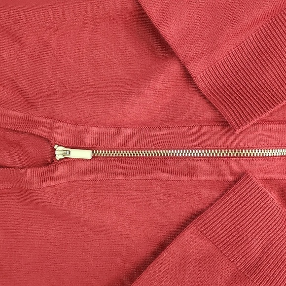 NY & Co Zip-Front Sweater Sheath Dress - 7th Ave - Picture 6 of 9